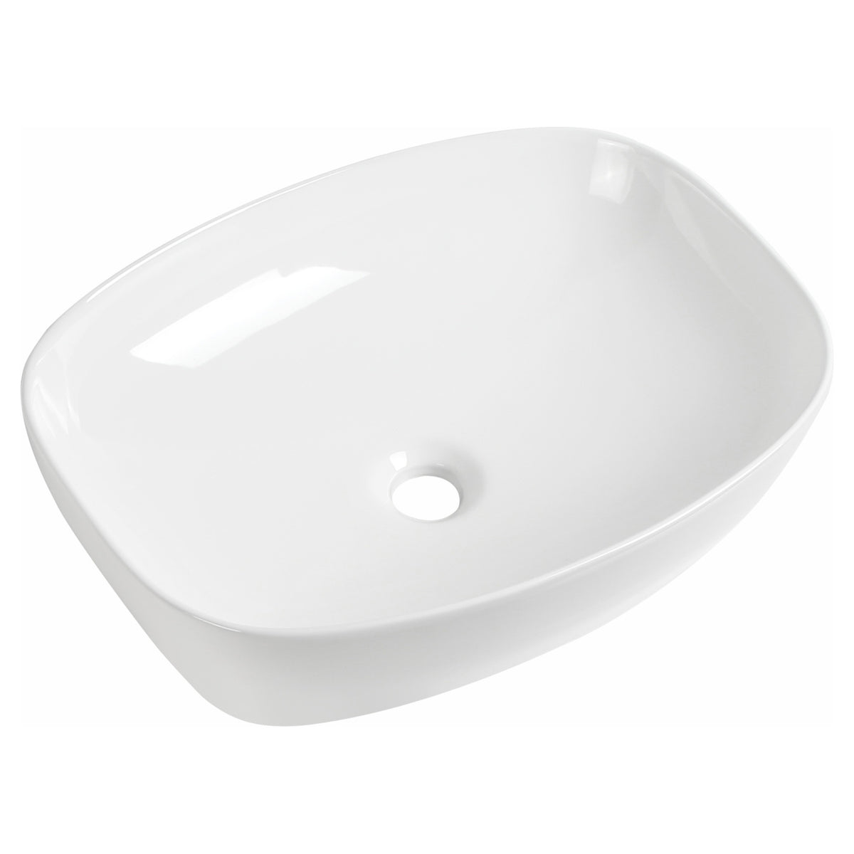 Tailored Lucca Curved Counter Top Ceramic Basin 500x380 - view 1