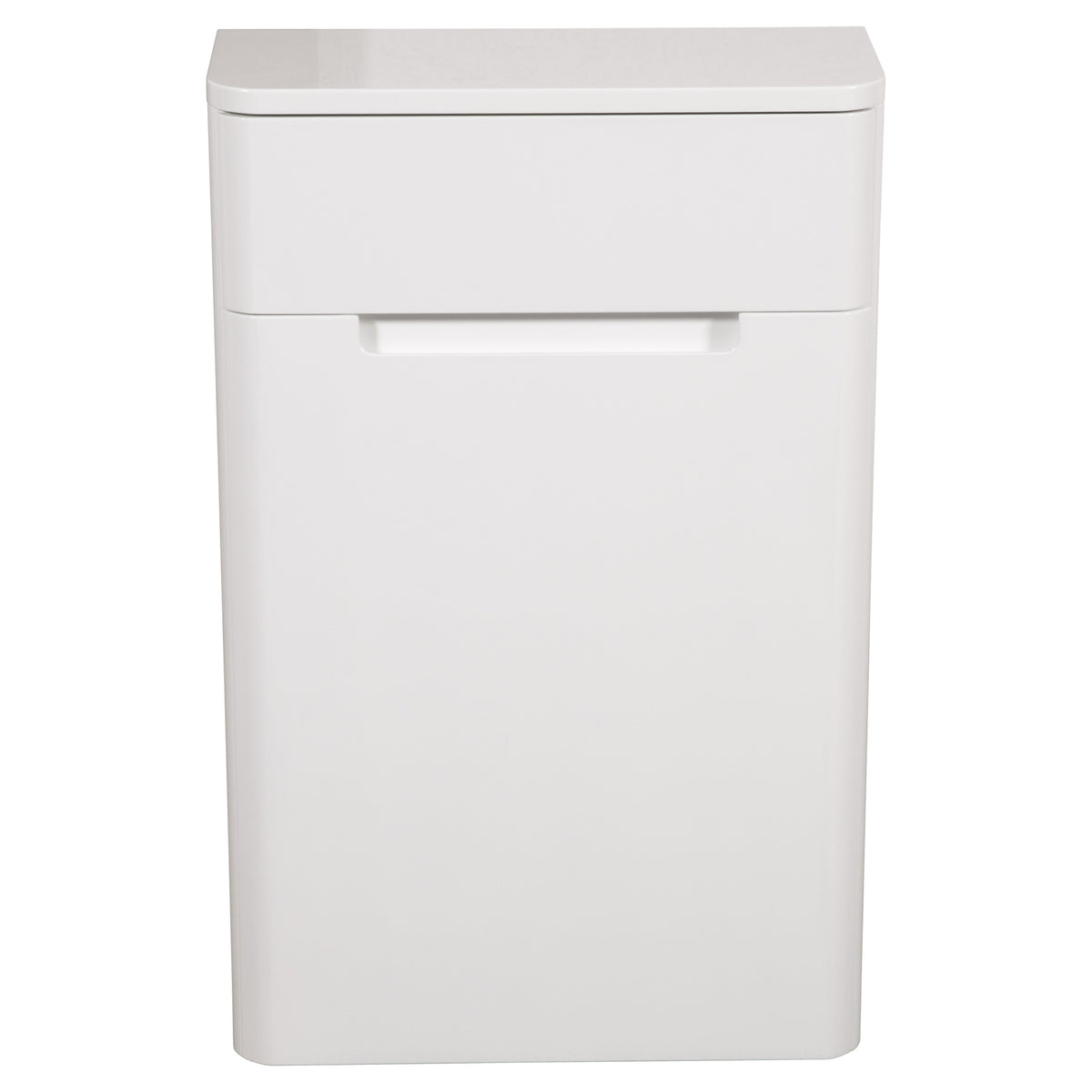 Tailored Monza Back To Wall WC Unit - 500mm Wide, Gloss White - view 2