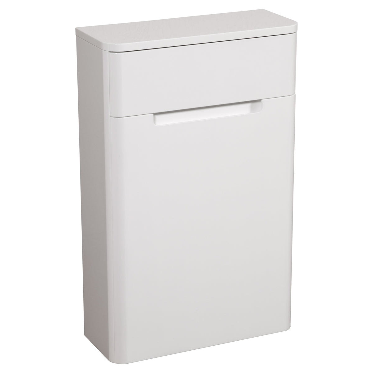Tailored Monza Back To Wall WC Unit - 500mm Wide, Gloss White - view 4