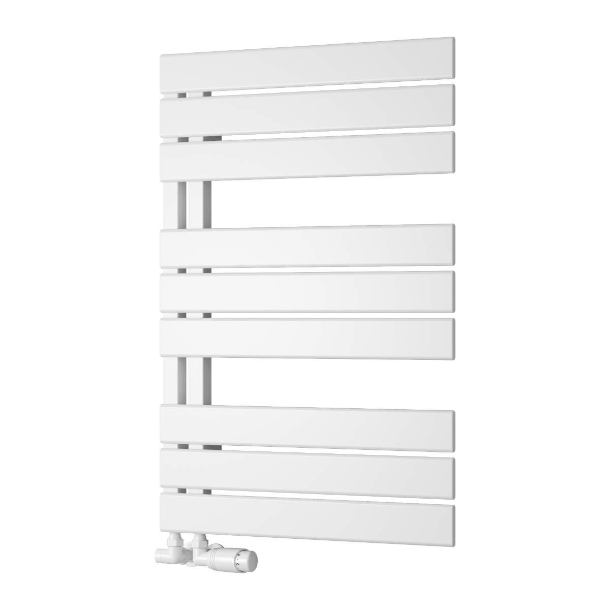 Reina Pettino White Heated Towel Rail 823mm X 550mm