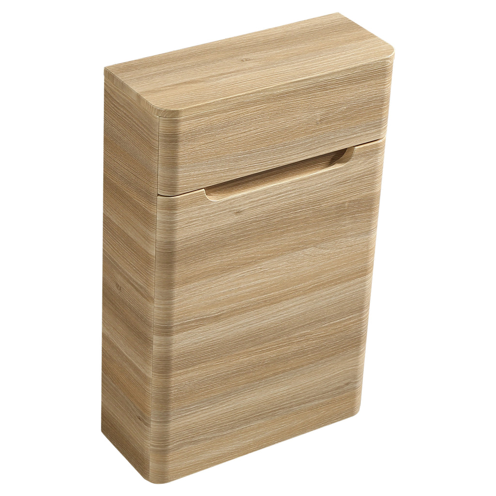 Tailored Monza Back To Wall WC Unit - 500mm Wide, Country Oak - view 6
