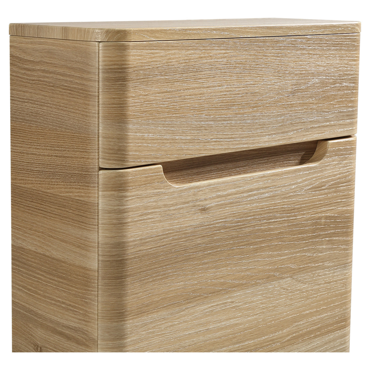 Tailored Monza Back To Wall WC Unit - 500mm Wide, Country Oak - view 7
