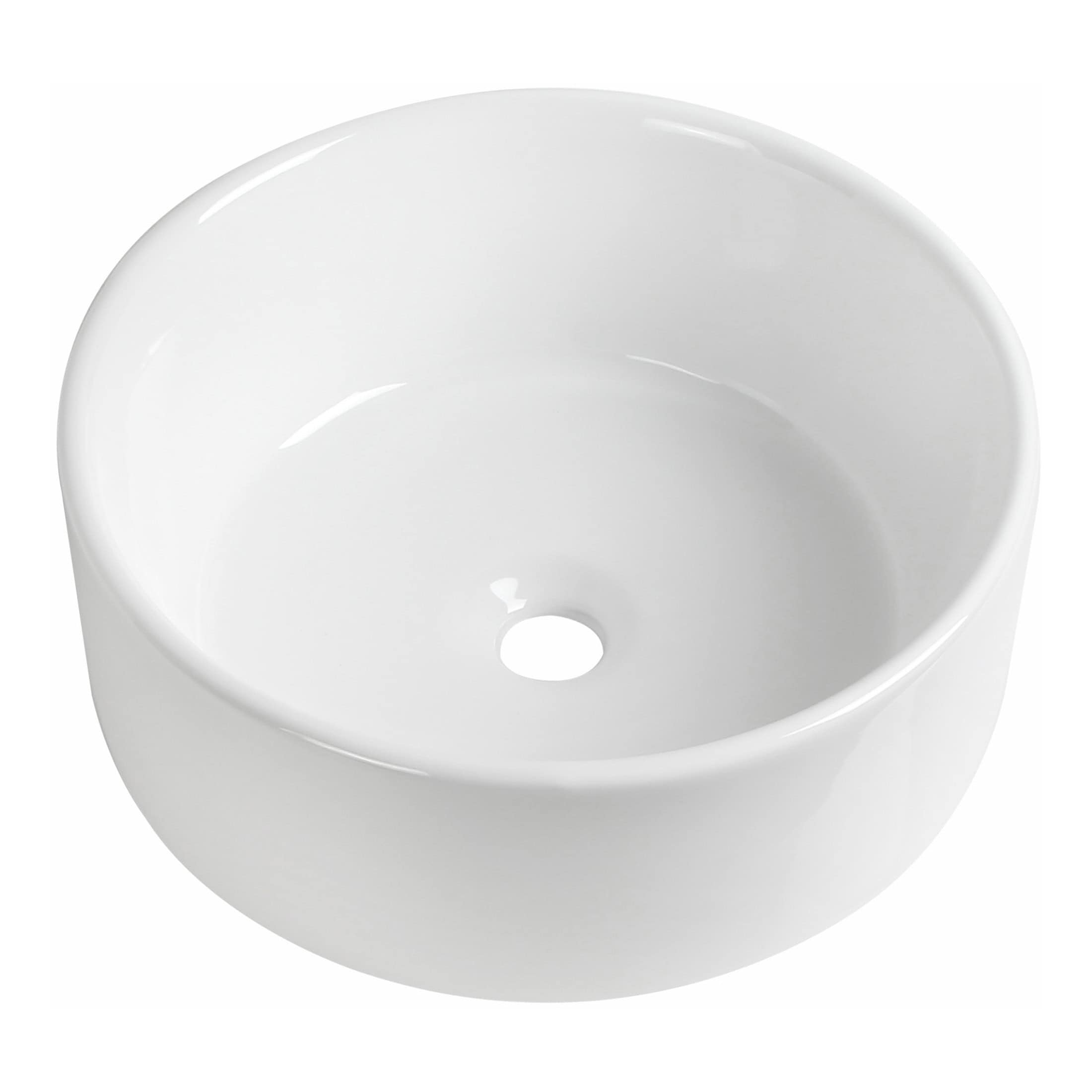 Sleek white ceramic bathroom wash basin with smooth rounded edges, ideal for modern interiors and versatile bathroom designs.