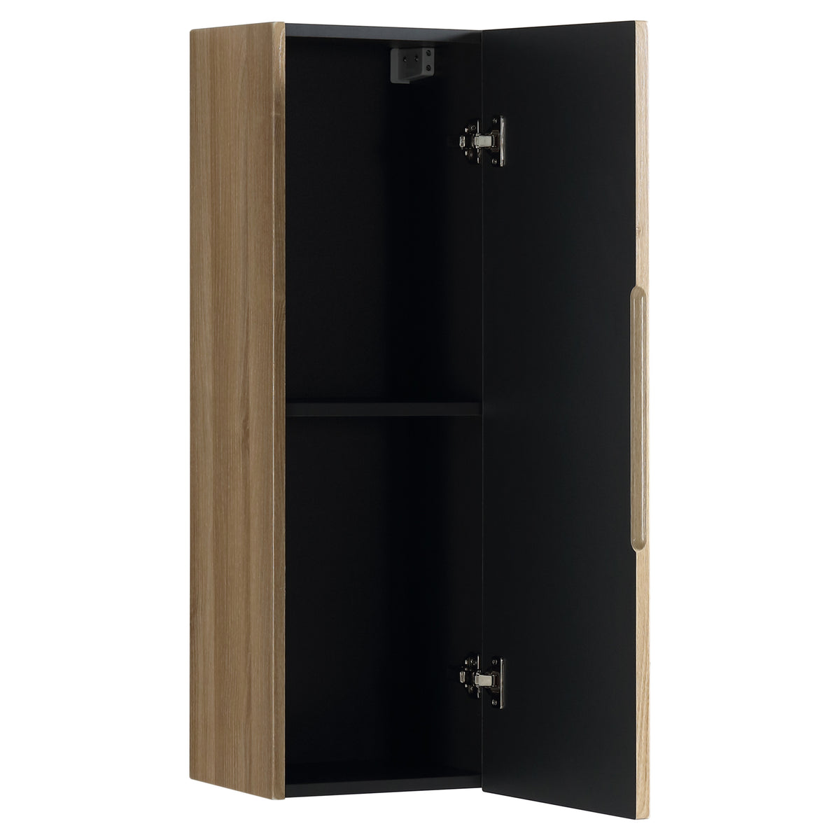 Tailored Piatta 1 Door Wall Hung Medium Storage Unit - 900mm High, Country Oak - view 8