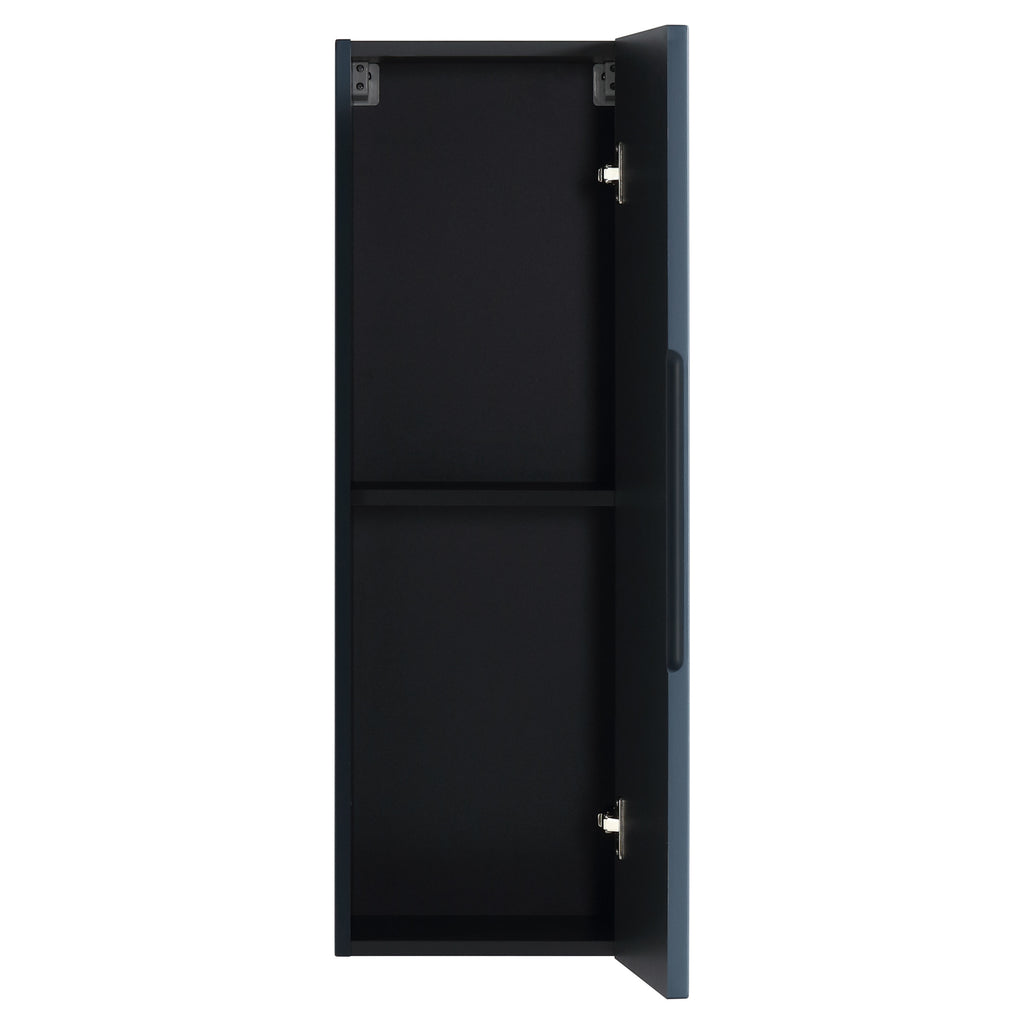 Tailored Piatta 1 Door Wall Hung Medium Storage Unit - 900mm High, Midnight Shadow - view 4