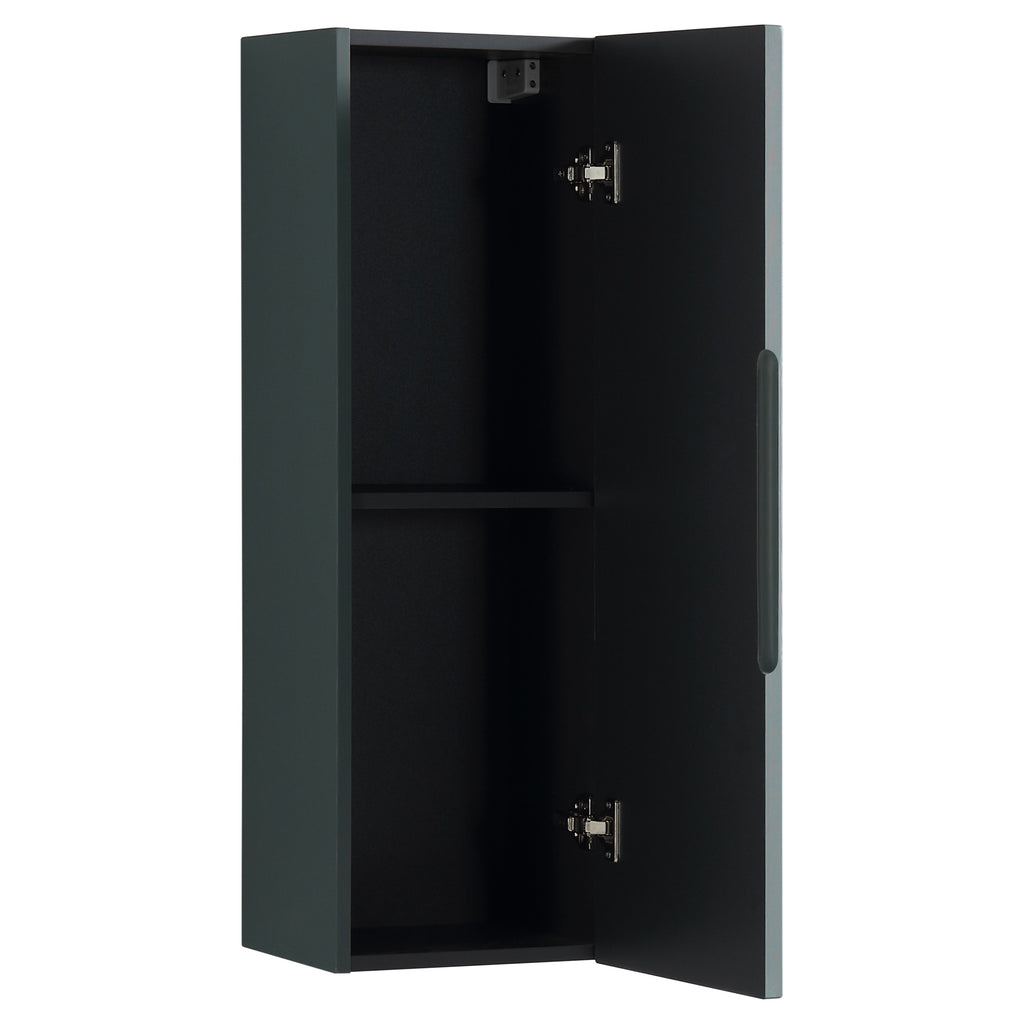 Tailored Piatta 1 Door Wall Hung Medium Storage Unit - 900mm High, Smoked Sage - view 6