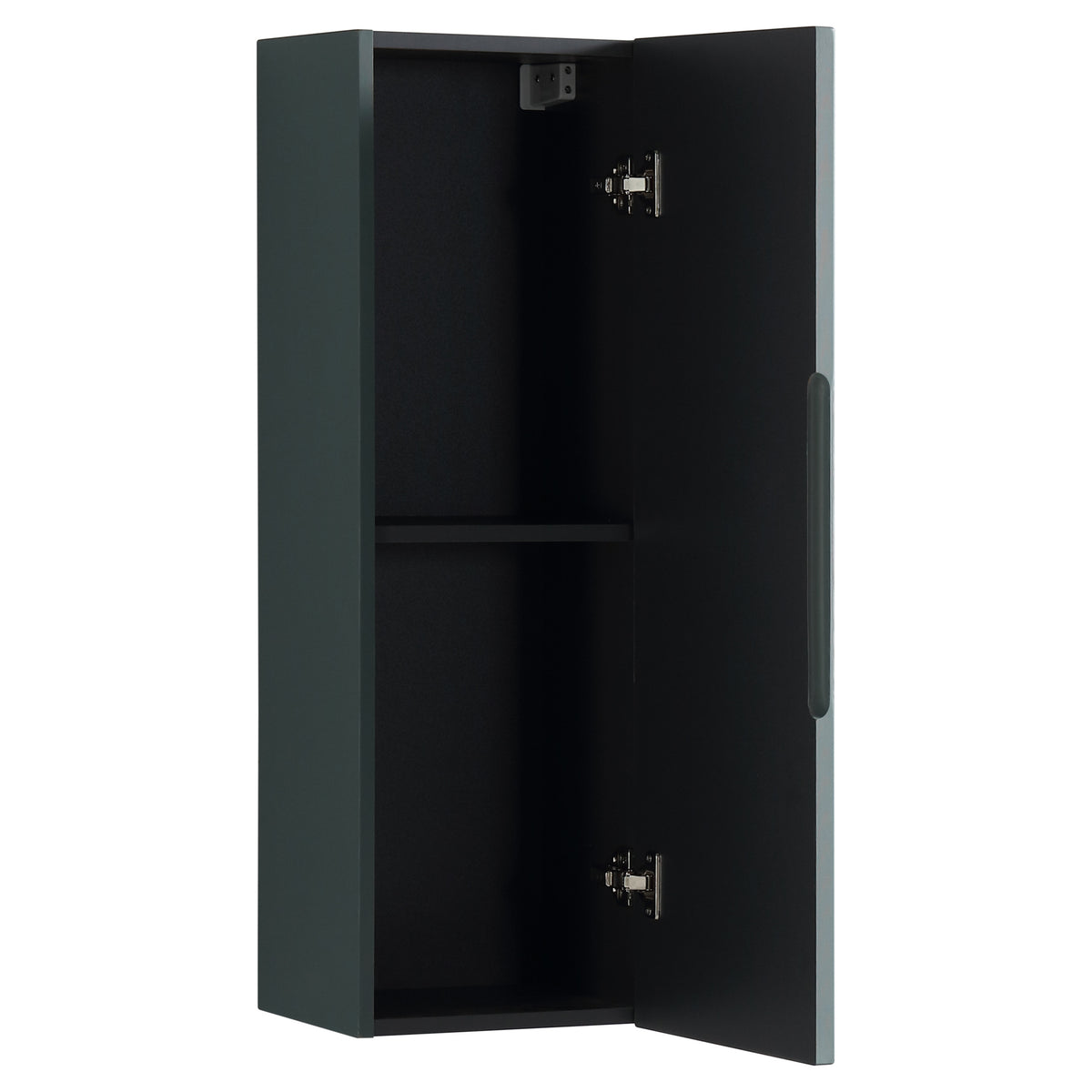 Tailored Piatta 1 Door Wall Hung Medium Storage Unit - 900mm High, Smoked Sage - view 6