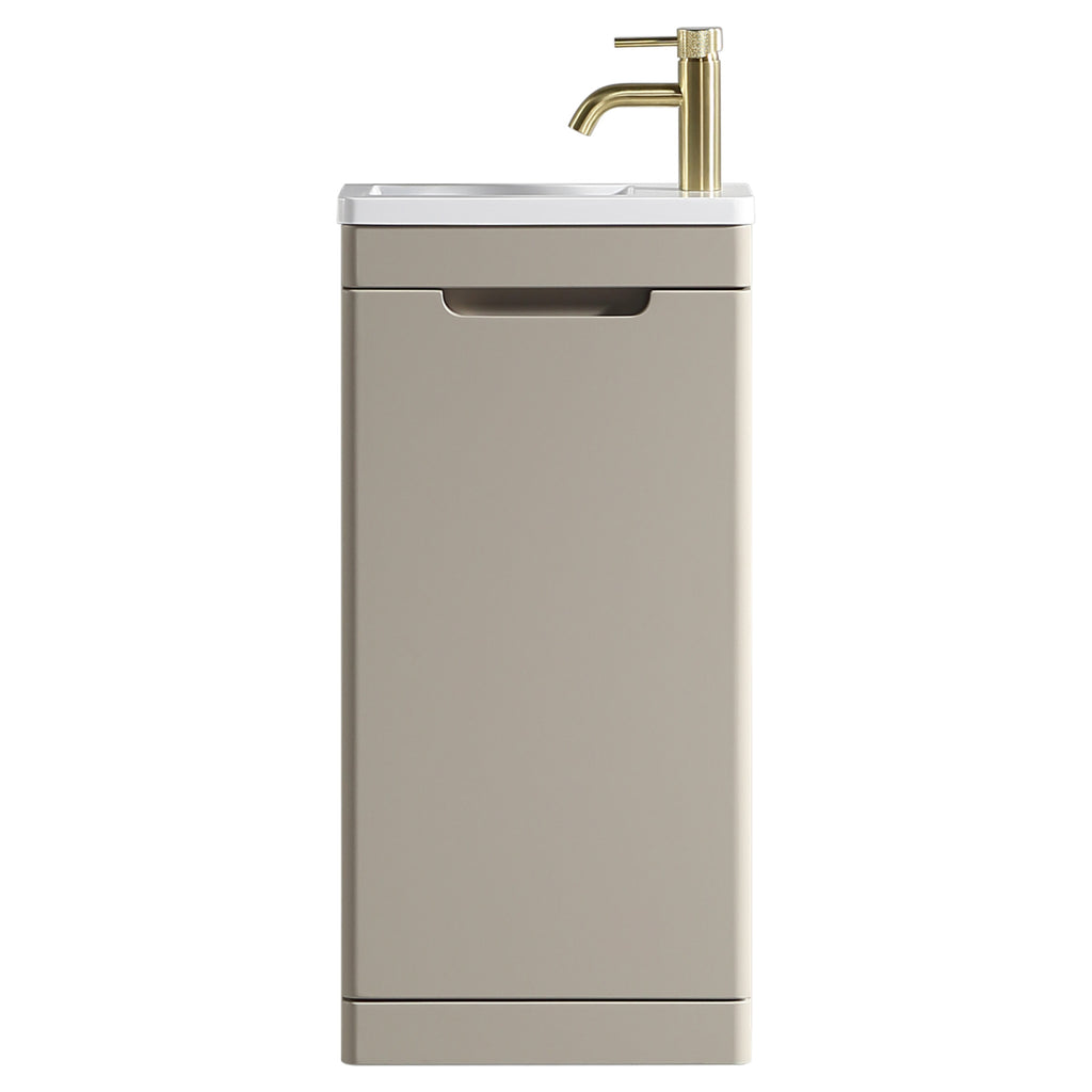 Tailored Acerra 400mm Cloakroom Vanity & Basin, Soft Coffee - view 6