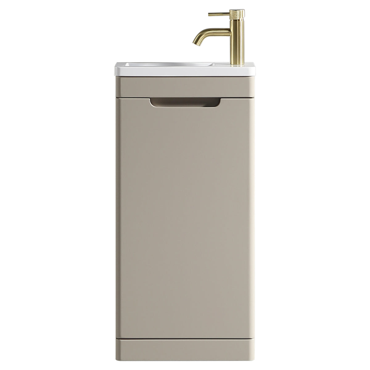 Tailored Acerra 400mm Cloakroom Vanity & Basin, Soft Coffee - view 6