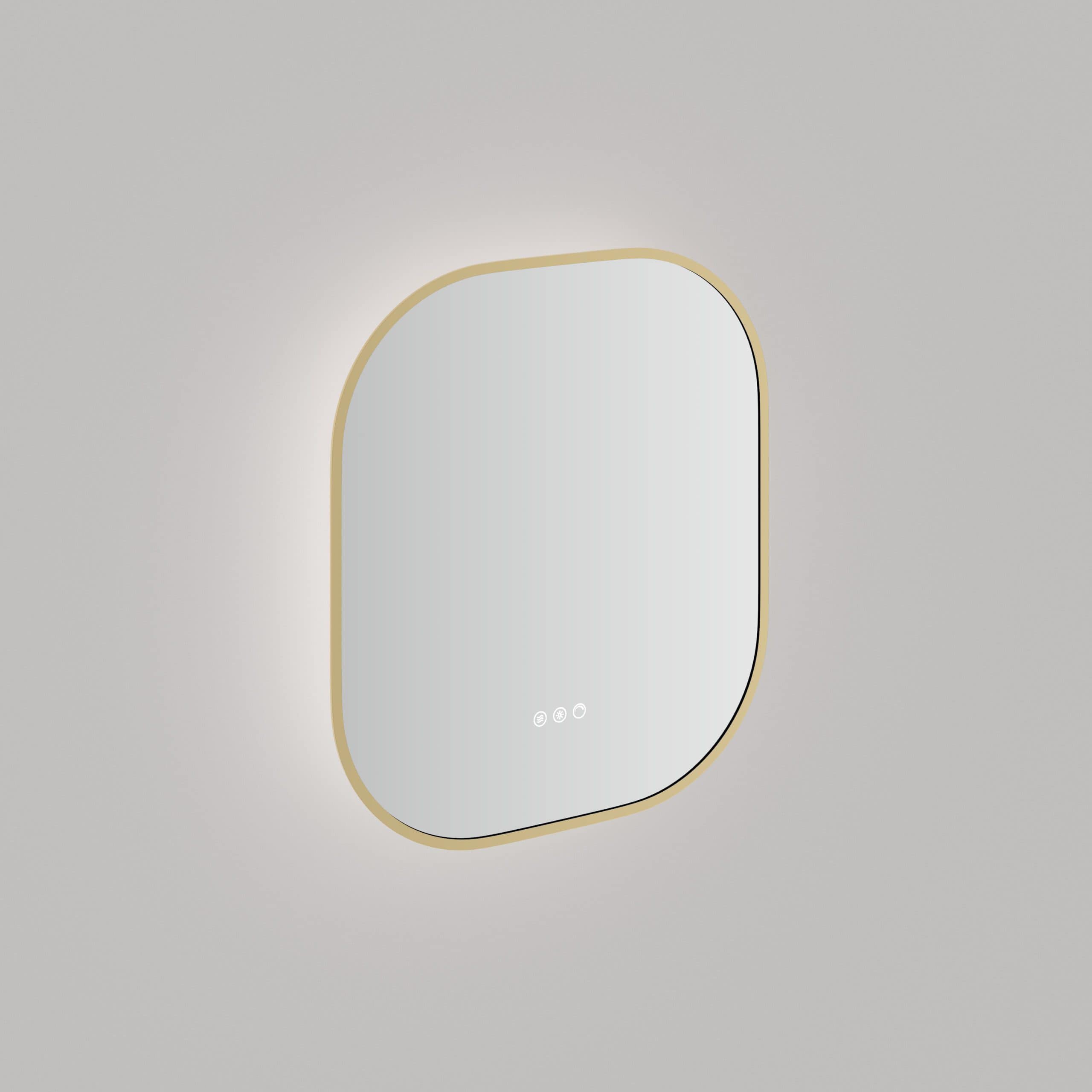 Sleek modern LED bathroom mirror with touch control and backlit LED lighting, ideal for contemporary Bubly Bathrooms decor and bathroom vanity setups.