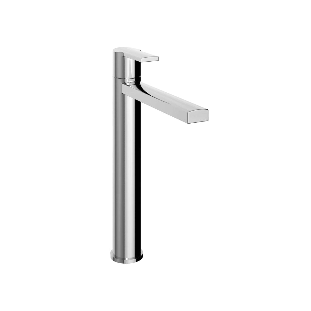 Modern chrome bathroom tap, sleek and contemporary design perfect for stylish bathroom fixtures. High-quality finish, ideal for enhancing bathroom aesthetics.