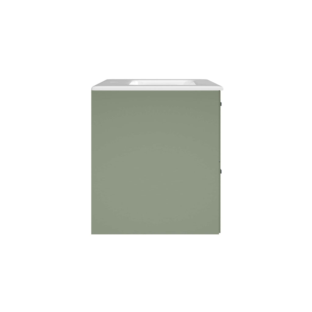Compact bathroom sink unit with integrated white ceramic washbasin, modern minimalist design, ideal for contemporary bathrooms, durable materials, and stylish colour finish.
