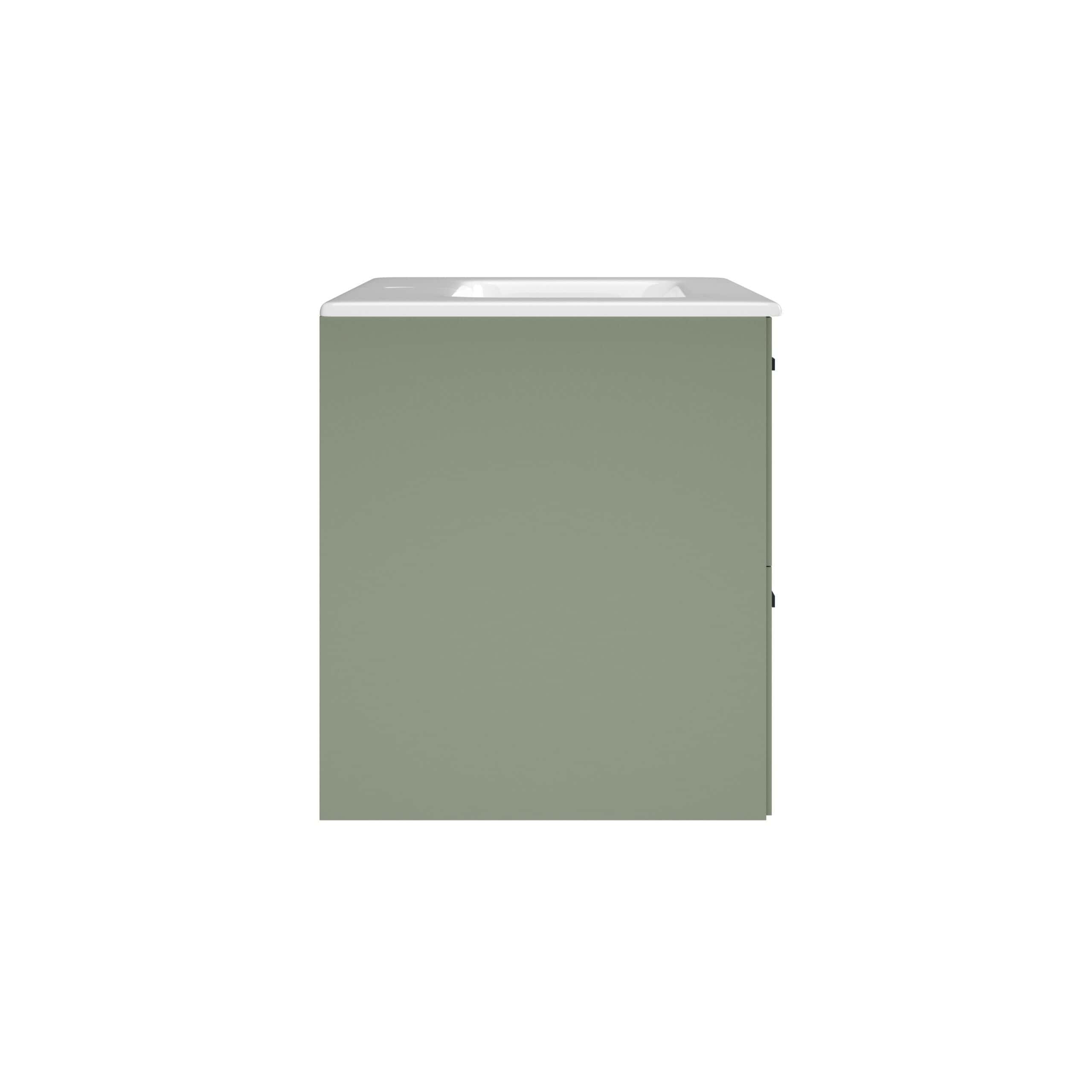 Compact bathroom sink unit with integrated white ceramic washbasin, modern minimalist design, ideal for contemporary bathrooms, durable materials, and stylish colour finish.