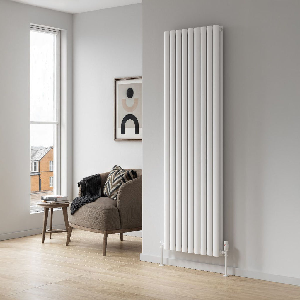 Reina Neva Vertical Double Anthracite Designer Radiator