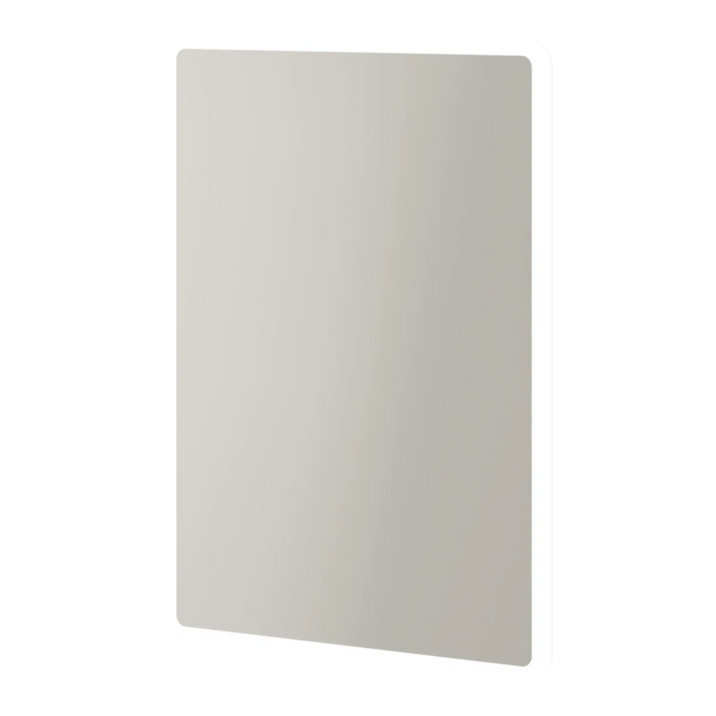 Sleek modern bathroom mirror with minimalistic design for contemporary home decor, ideal for enhancing bathroom aesthetics and functionality, by Bubly Bathrooms.