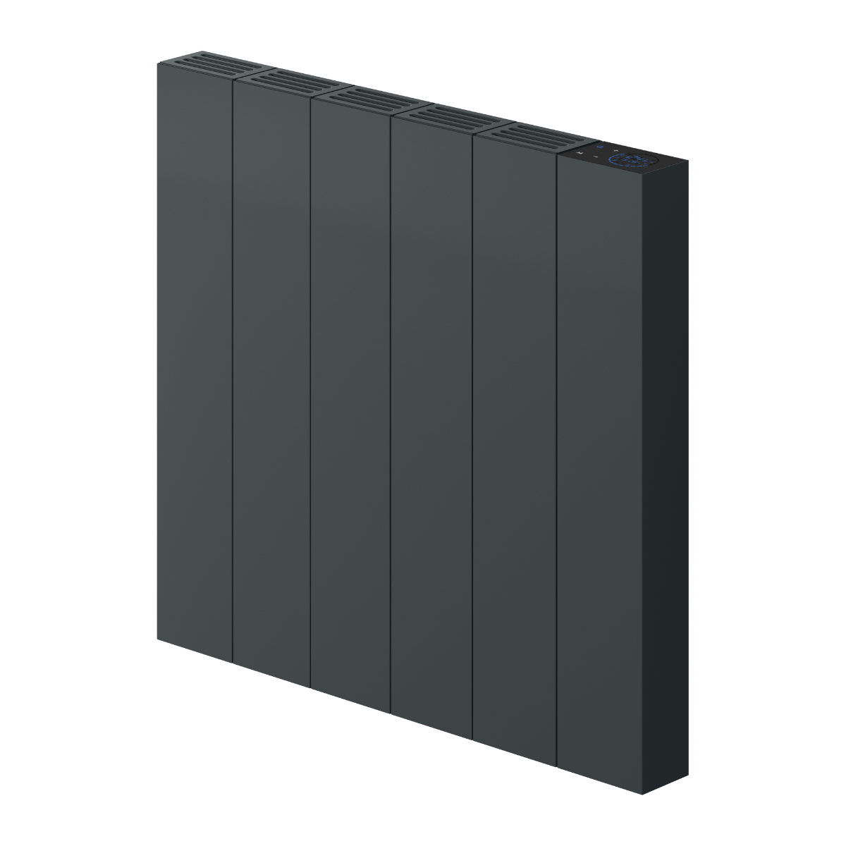 Reina Nika Horizontal Anthracite Electric Radiator 500mm X 544mm