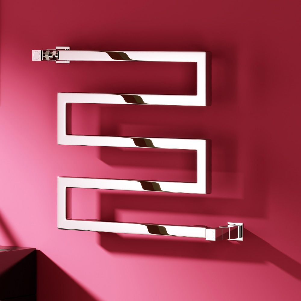 Reina Serpe Anthracite Heated Towel Rail