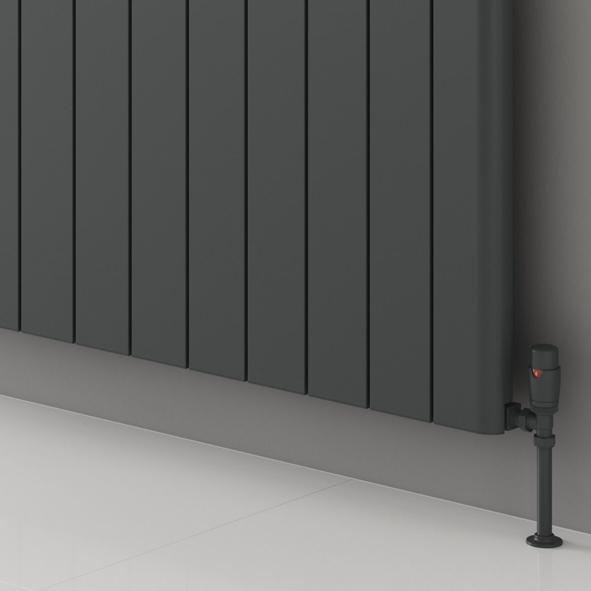 Reina Resia Horizontal Anthracite Designer Radiator