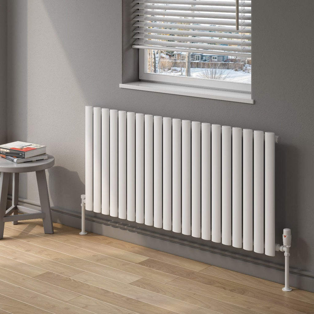 Reina Neva Horizontal Single Anthracite Designer Radiator