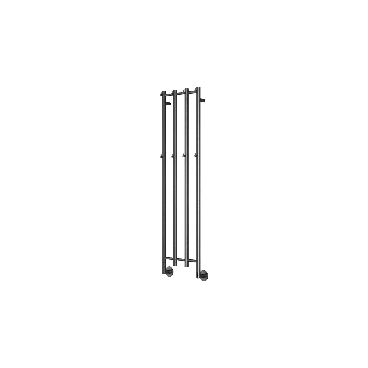 Reina Solara Gun Metal Electric Heated Towel Rail 1500mm X 400mm