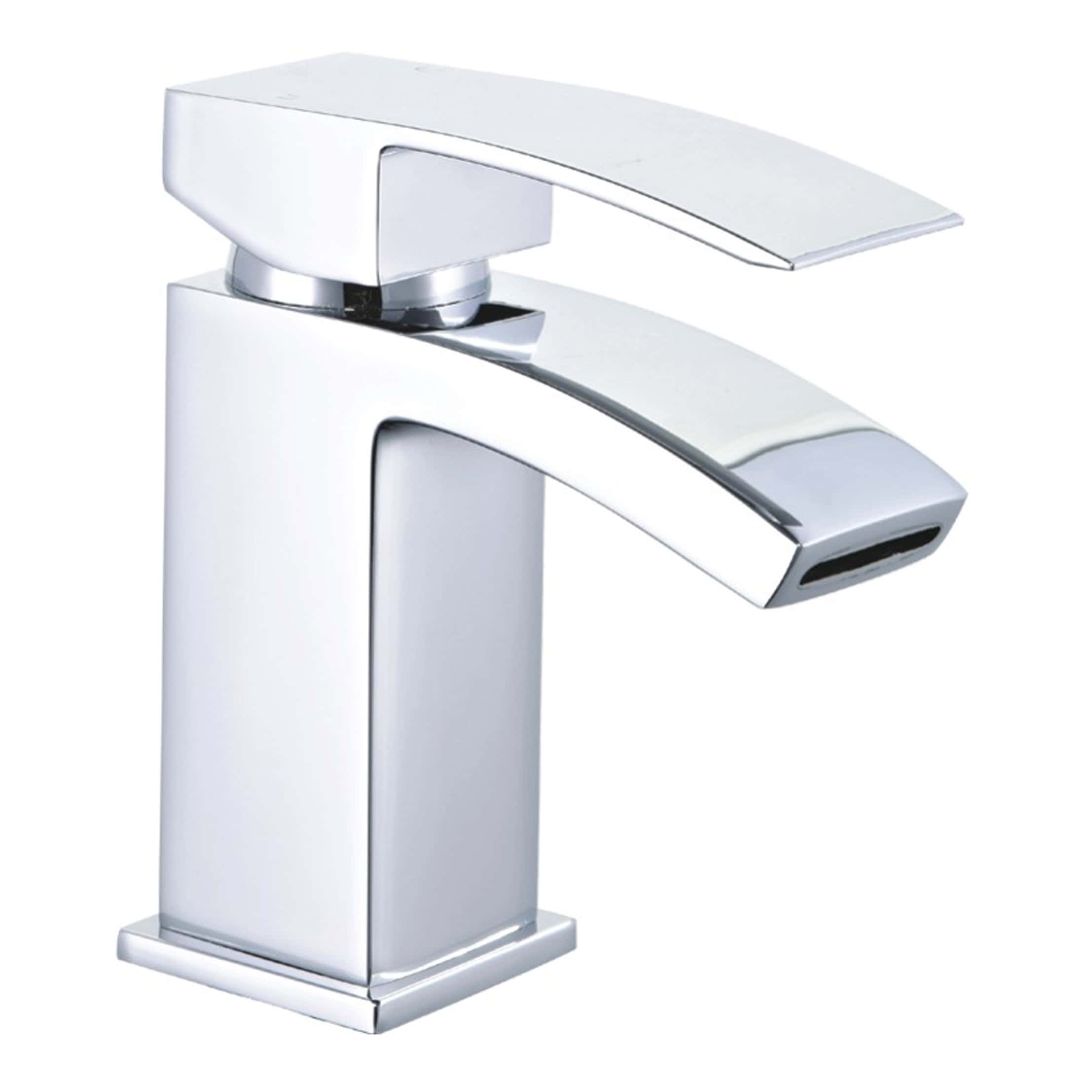 Sleek chrome bathroom mixer tap with modern design, ideal for contemporary bathroom and basin setups. Durable finish enhances aesthetic appeal and functionality in stylish bathrooms.