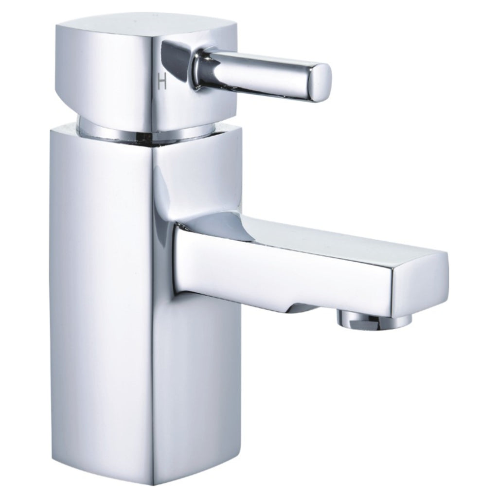 Tailored Newport Square Mono Basin Mixer Tap - Chrome