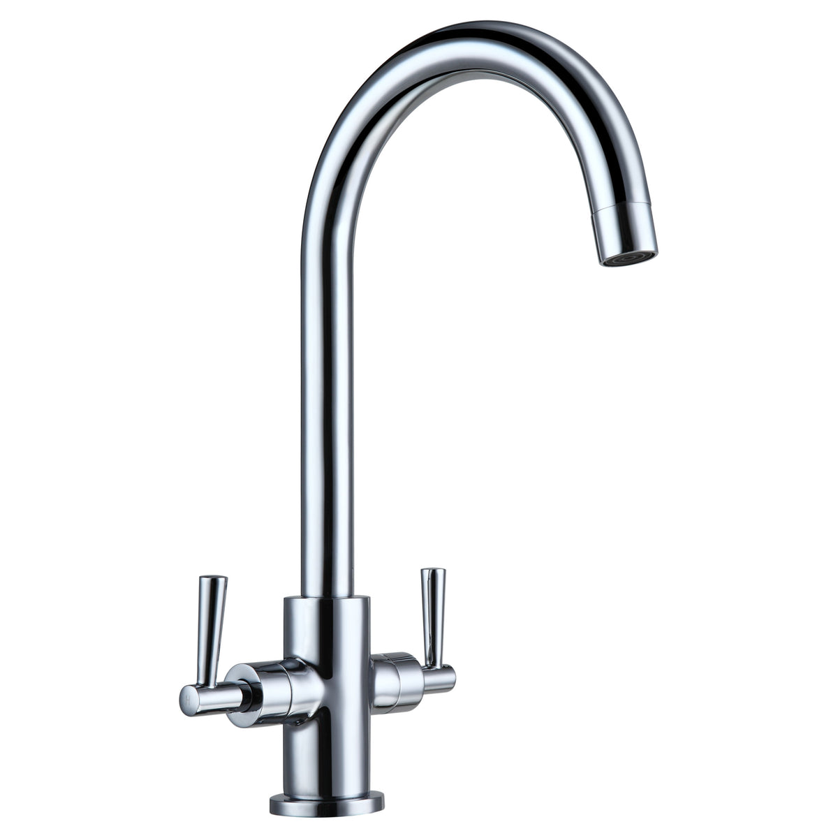 Tailored Monmouth Dual Lever Kitchen Mixer Tap, Chrome