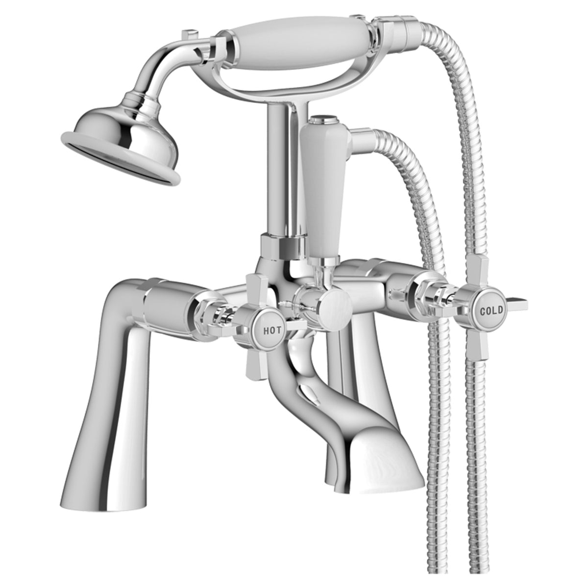 Tailored Tenby Bath Shower Mixer Tap - Chrome