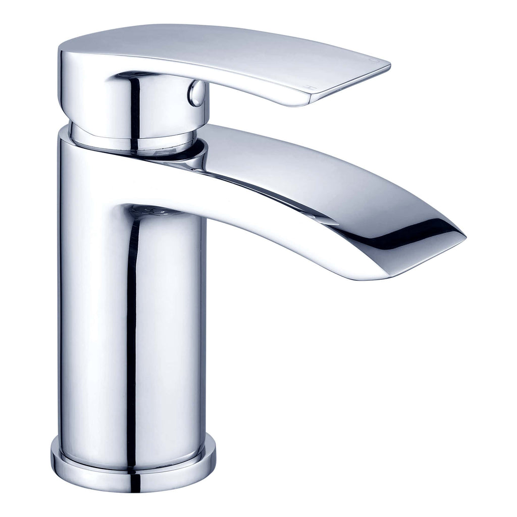 Sleek chrome bathroom tap, modern design, high-quality finish, ideal for contemporary bathroom renovations, durable and stylish for everyday use.
