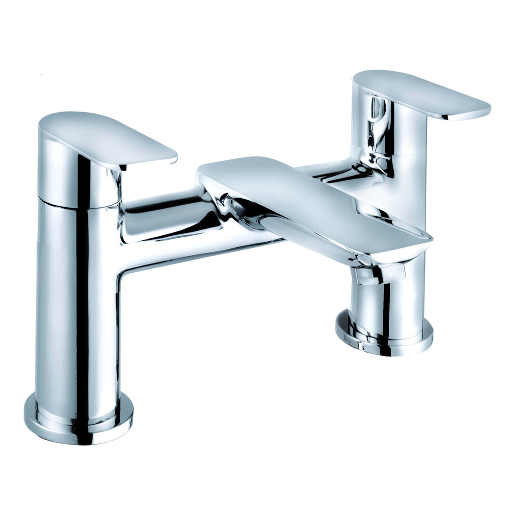 Chrome bathroom mixer tap for modern plumbing and stylish bathroom design.