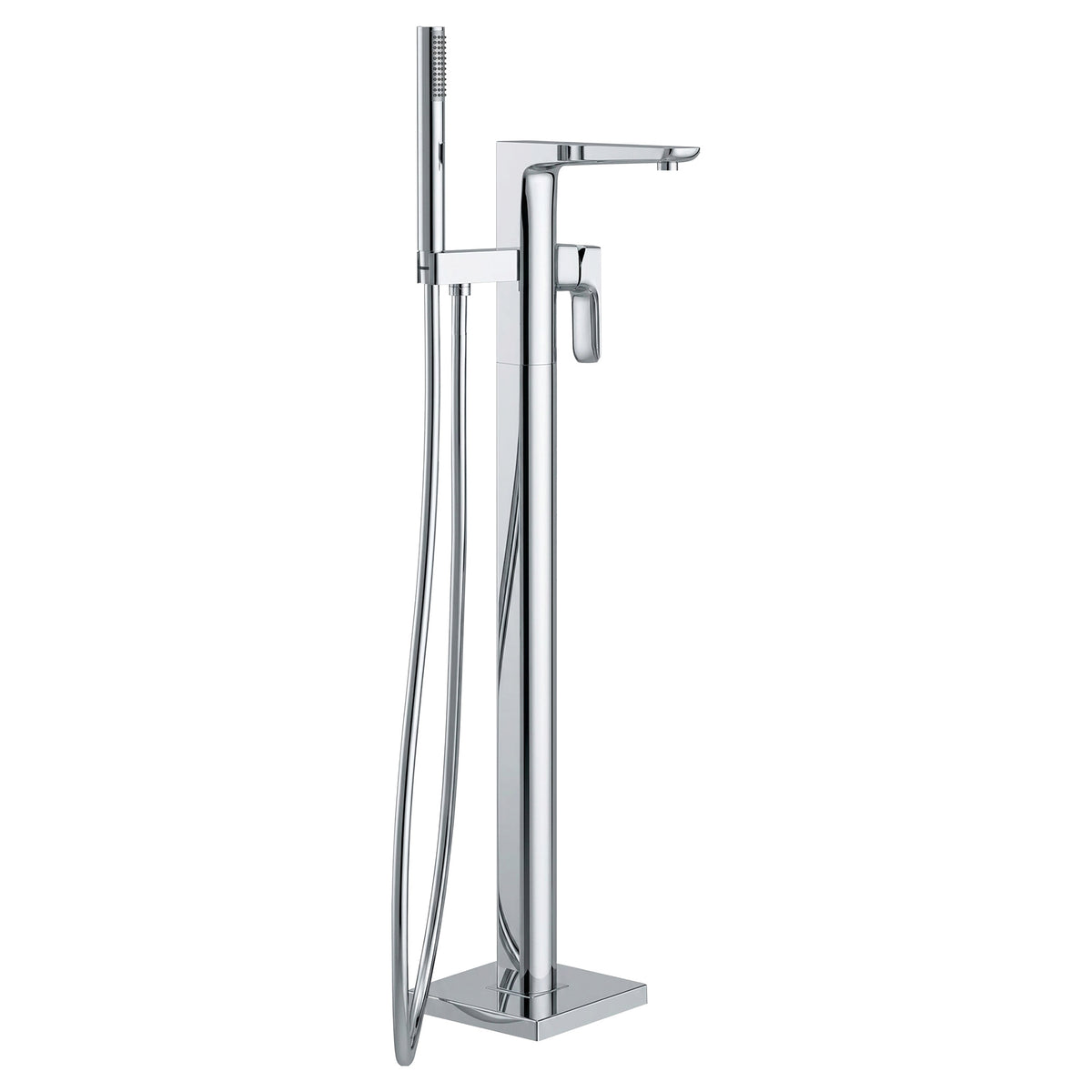 Tailored Swansea Floorstanding Bath Shower Mixer Tap, Chrome