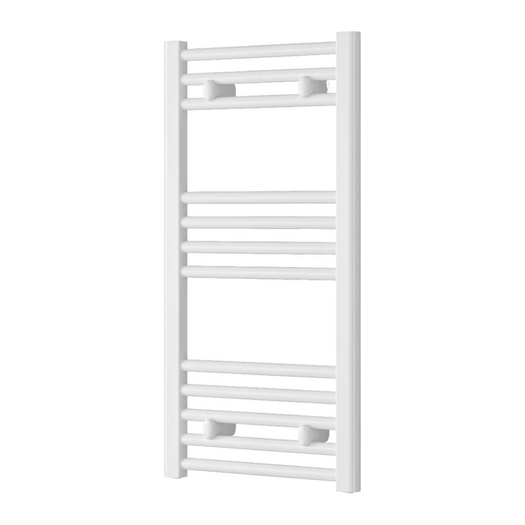 Reina Capo Flat Electric White Heated Towel Rail 800mm X 400mm