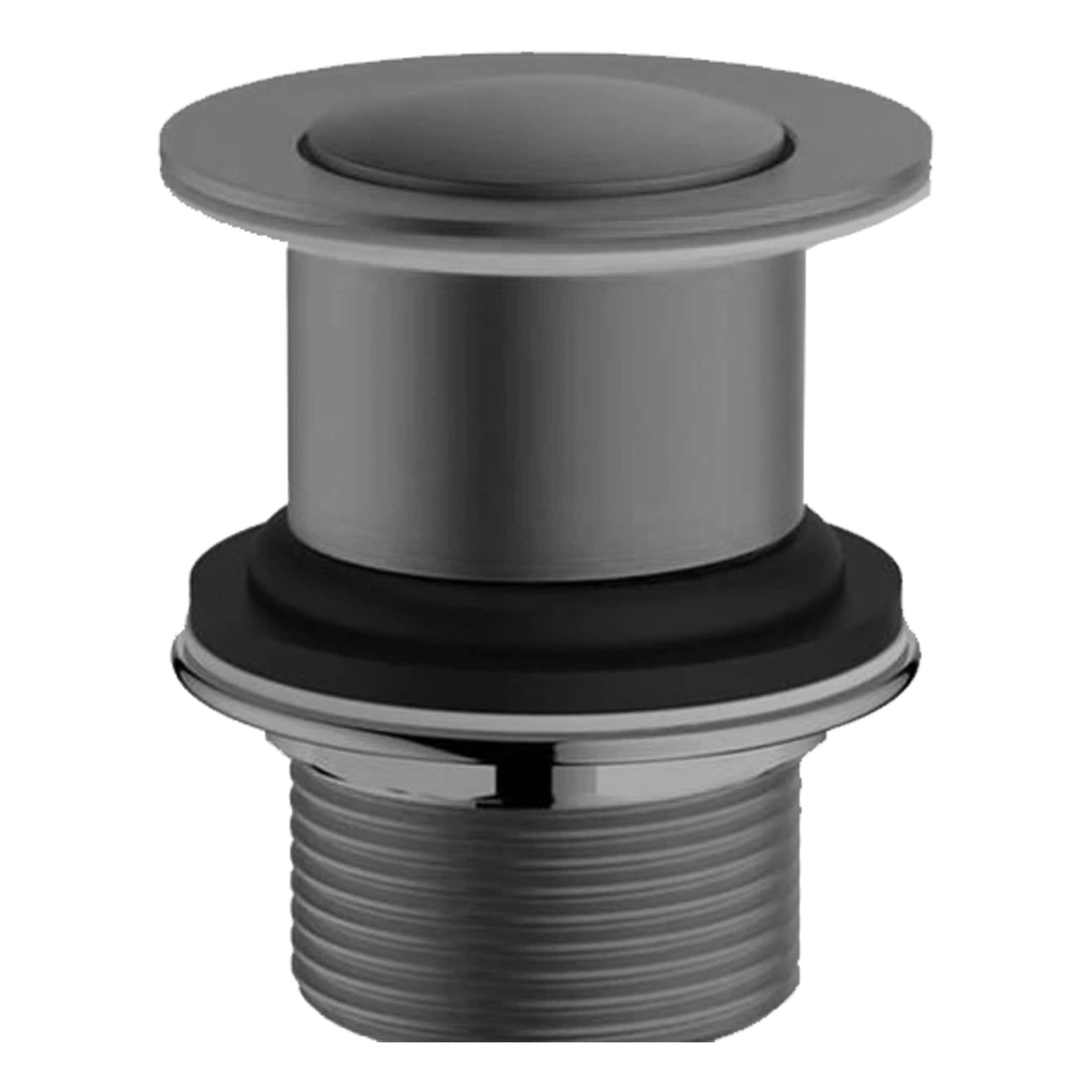 Flexible sink waste fitting with rubber seal for bathroom and kitchen sinks. Easy installation and durable design, ideal for modern bathroom plumbing solutions.