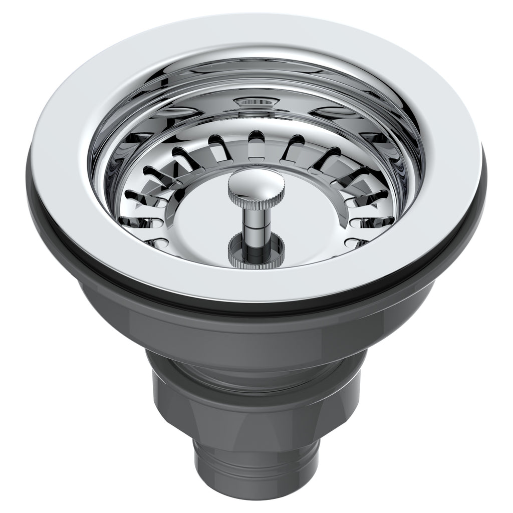 Tailored Basket Strainer Kitchen Sink Waste, Chrome