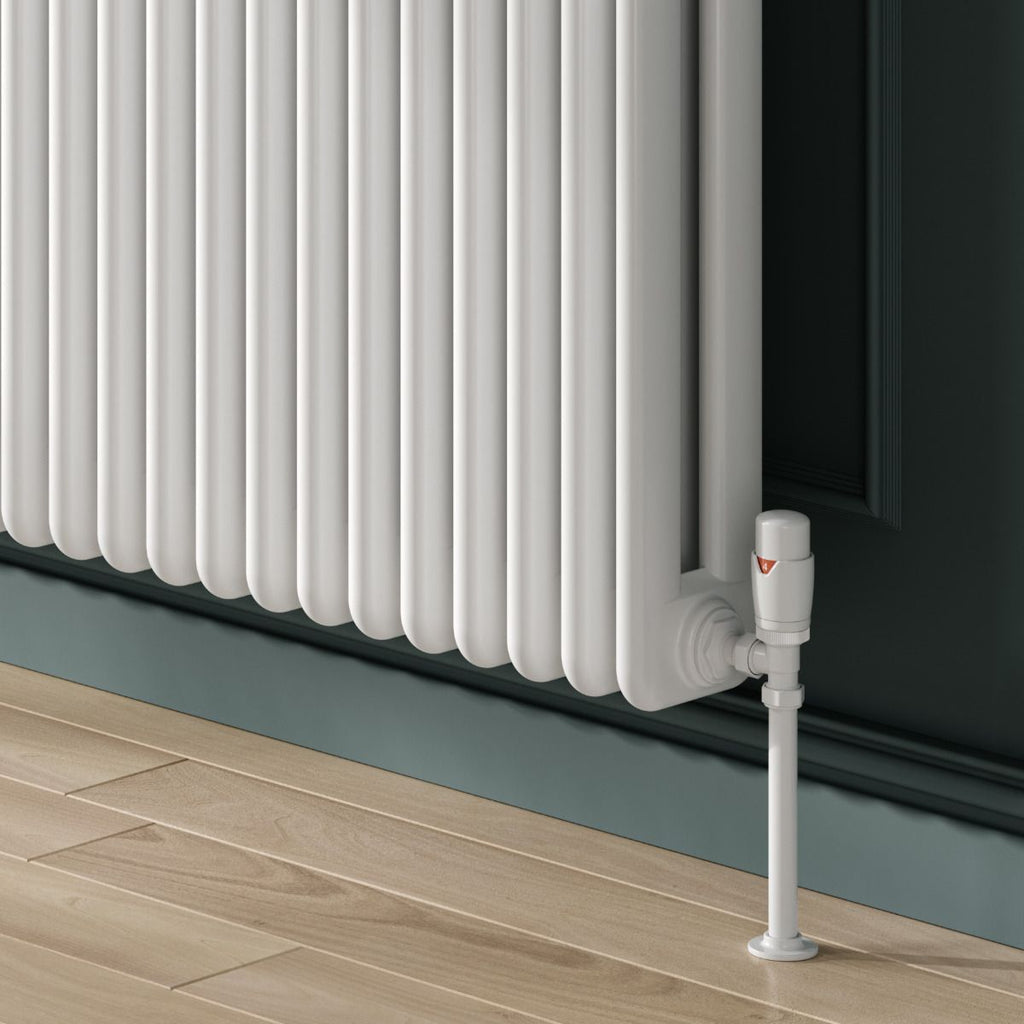 Reina Hedingham Horizontal White Designer Radiator