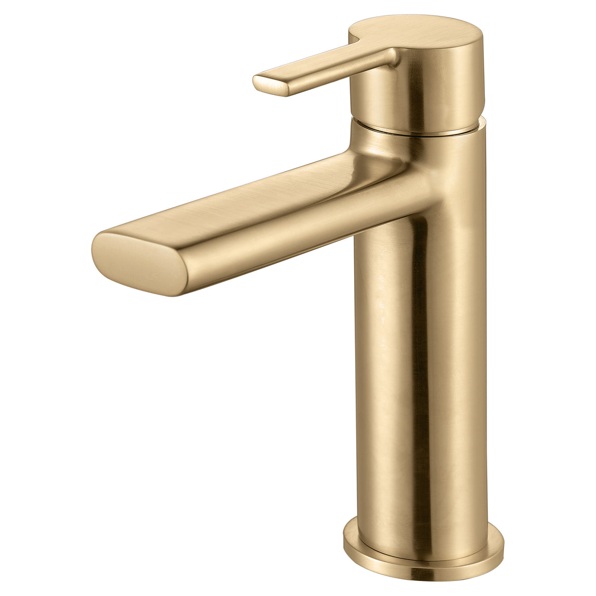 Tailored Solva Brushed Brass Mono Mixer Tap + Waste
