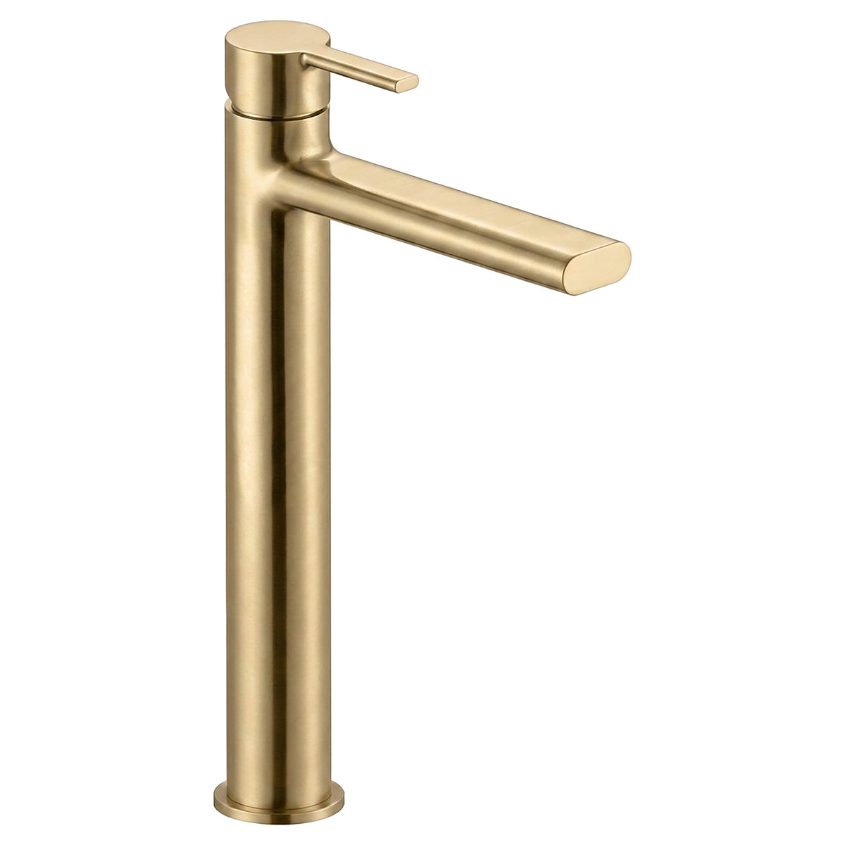 Tailored Solva Brushed Brass Freestanding Mono Mixer Tap - view 1