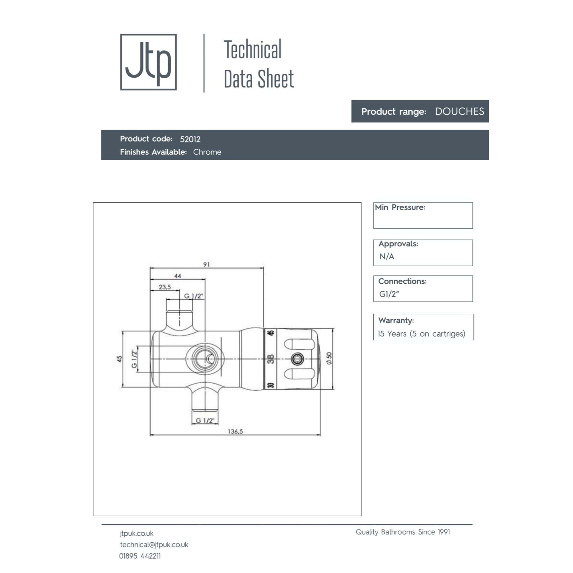 Modern chrome shower valve with detailed technical diagram, ideal for high-quality bathroom installations and plumbing upgrades. Perfect for bathroom remodels and professional plumbers.