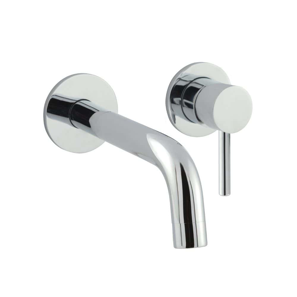 Modern chrome bathroom tap with wall-mounted design for stylish Bubly bathrooms. Perfect for contemporary and minimalist bathroom decor, combining functionality with sleek aesthetics.