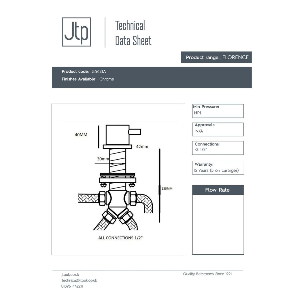 Chrome finish modern bathroom tap design with detailed technical drawing for installation and plumbing specifications. Suitable for luxury bathroom renovations.