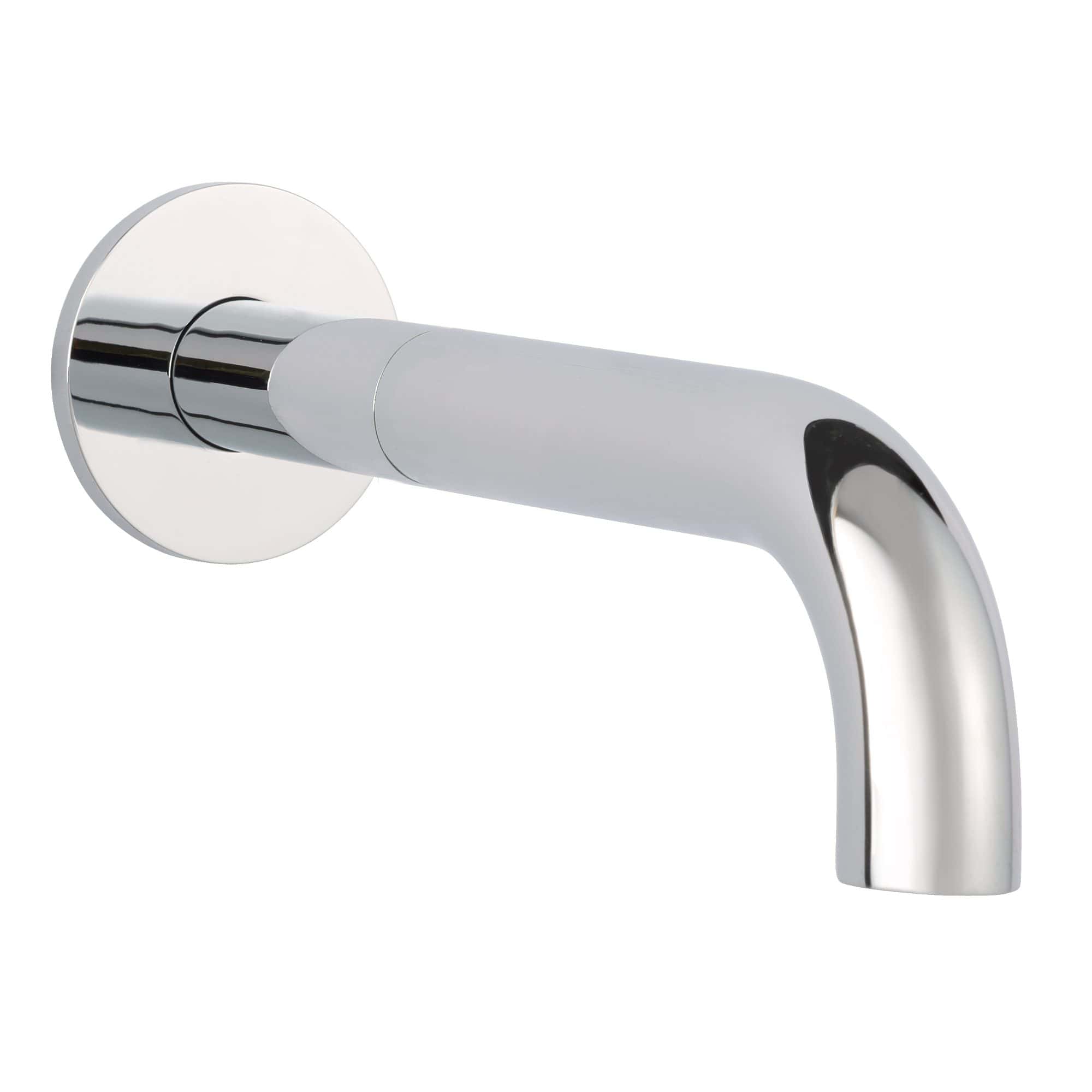 Sleek modern chrome bathroom tap with a minimalist design for contemporary bathroom decor. Perfect for stylish, high-quality bathroom fixtures and fittings.