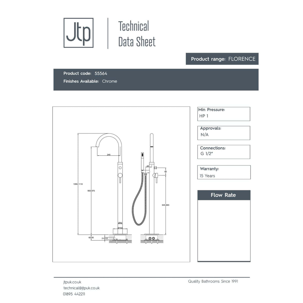 Flexible modern bathroom mixer tap with a chrome finish, including a handheld shower and stylish design, ideal for contemporary bathrooms.