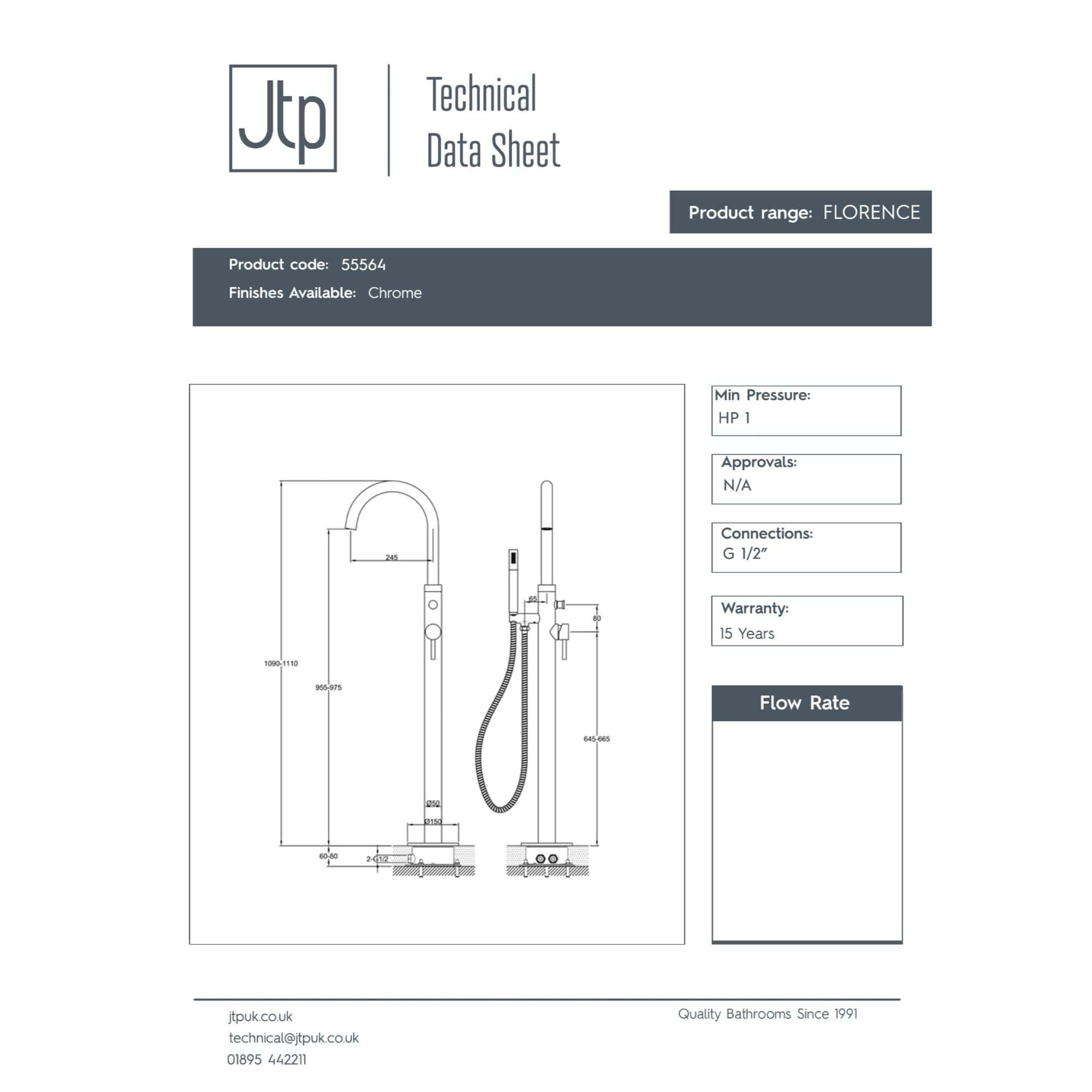 Flexible modern bathroom mixer tap with a chrome finish, including a handheld shower and stylish design, ideal for contemporary bathrooms.