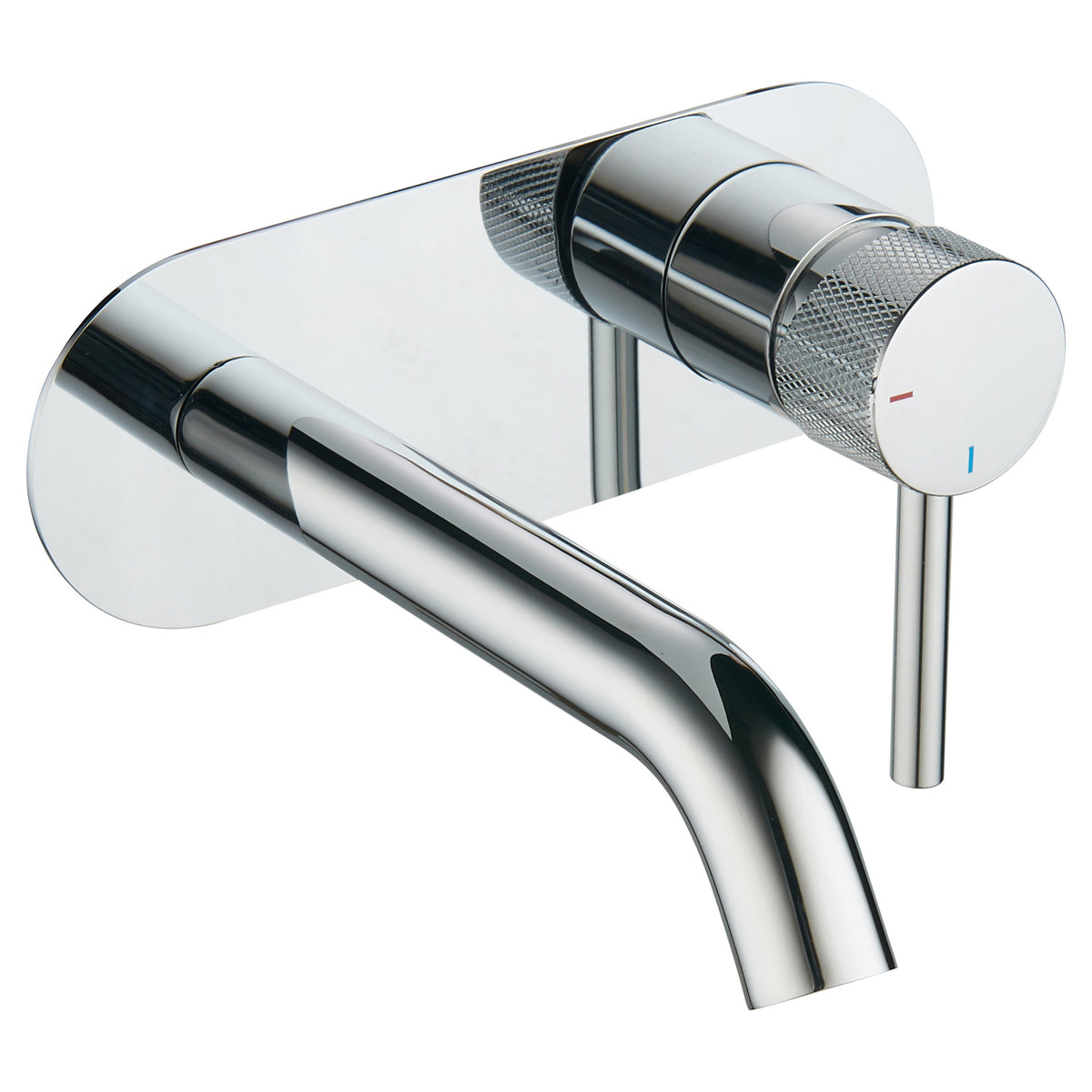 Tailored TB+ Redondo Round ECO Control/Cold Water Start Wall Mounted Basin Mixer Tap, Chrome