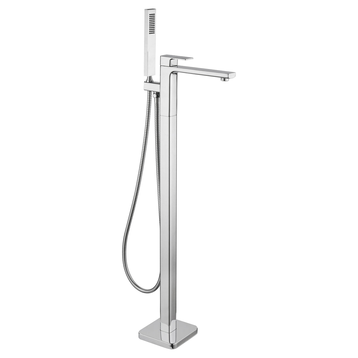 Tailored TB+ Quadrado Square Freestanding Bath Shower Mixer Tap, Chrome