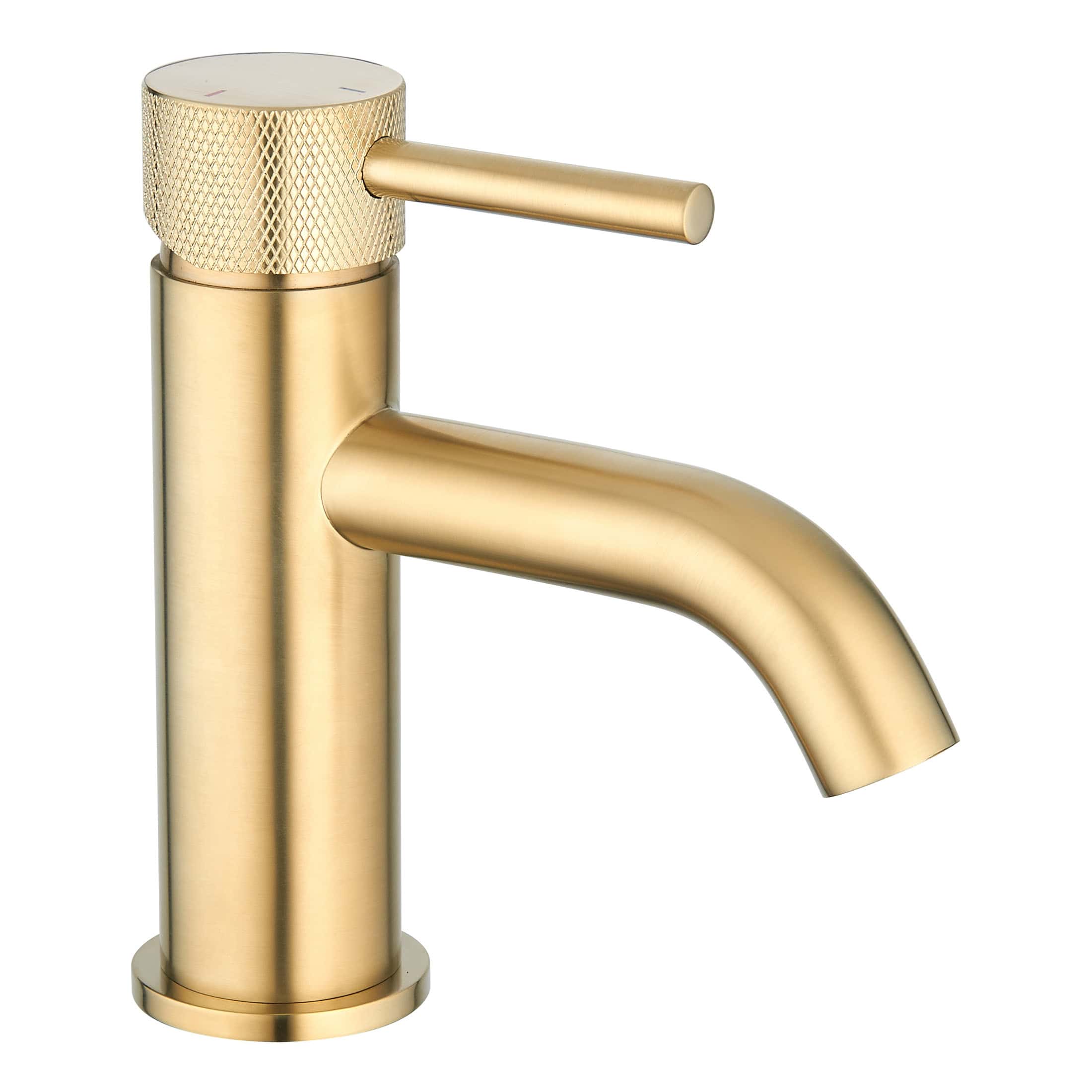 Polished gold bathroom basin mixer tap with modern design, durable finish, and easy-to-use lever handle, ideal for stylish and functional bathroom upgrade.