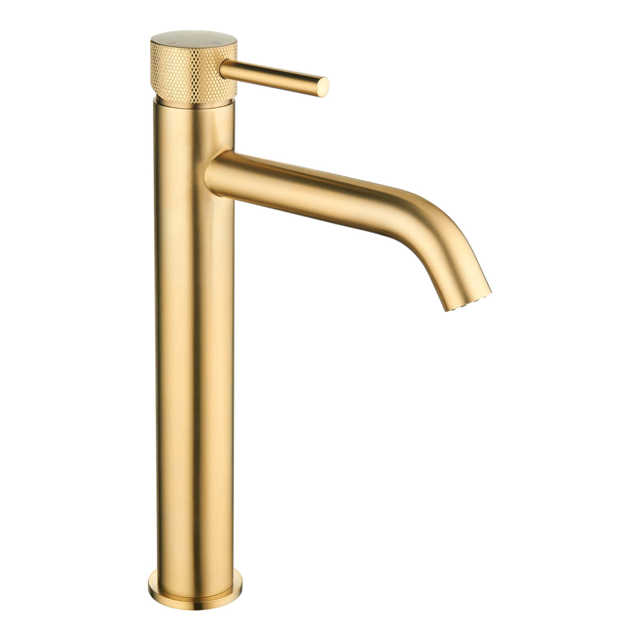 Brass bathroom tap with sleek modern design, perfect for stylish bathroom fixtures and fittings. Designed for durability and elegance in contemporary or traditional bathrooms.
