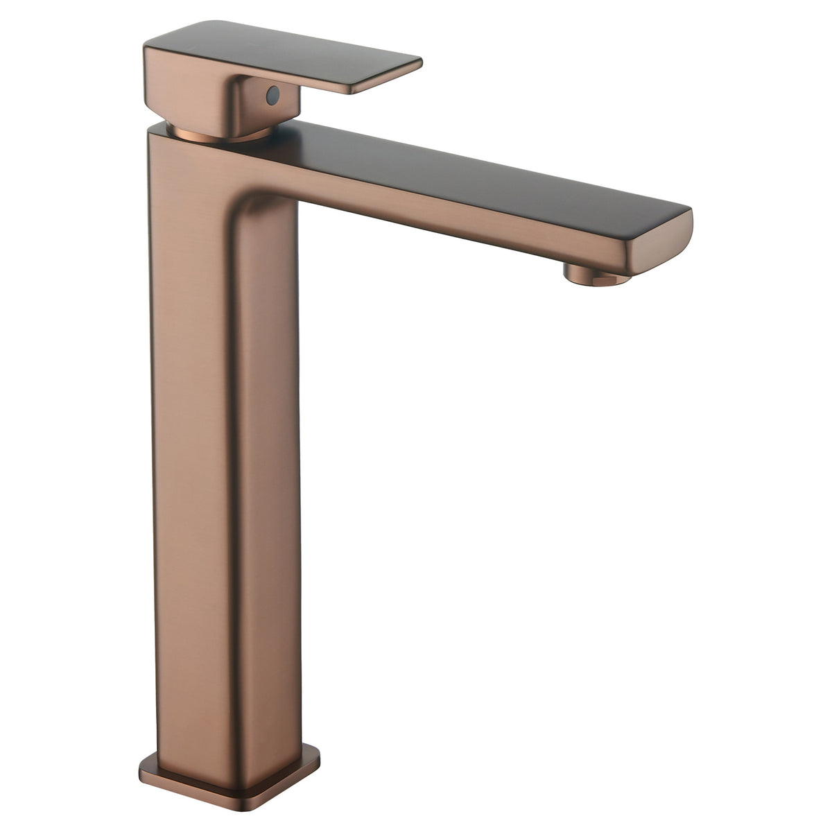 Tailored TB+ Quadrado Square Tall ECO Control/Cold Water Start Basin Mixer Brushed Bronze