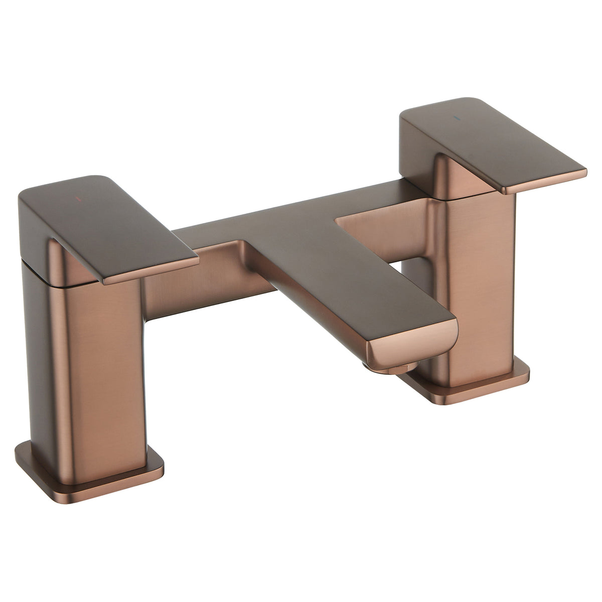 Tailored TB+ Quadrado Square Bath Filler Brushed Bronze