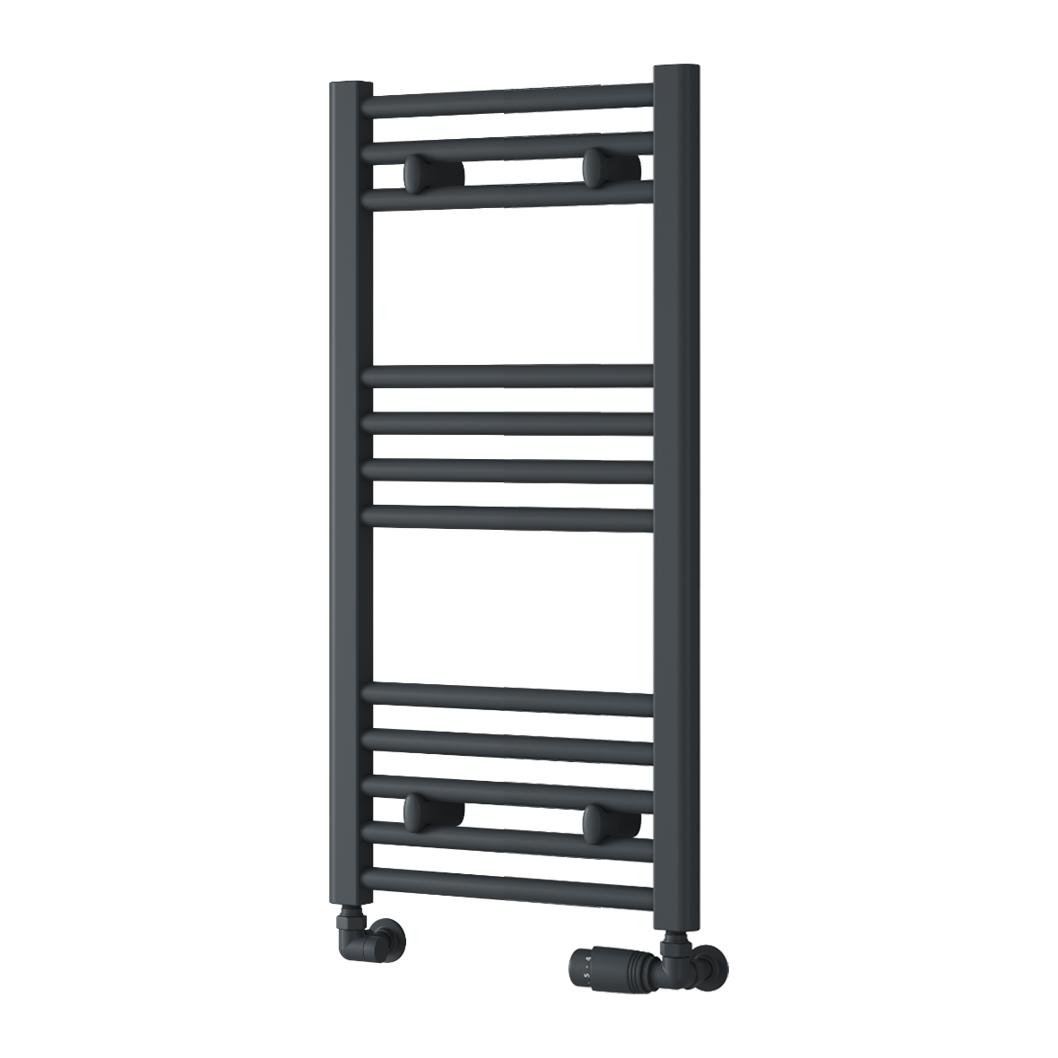 Reina Capo Flat Anthracite Heated Towel Rail 800mm X 400mm